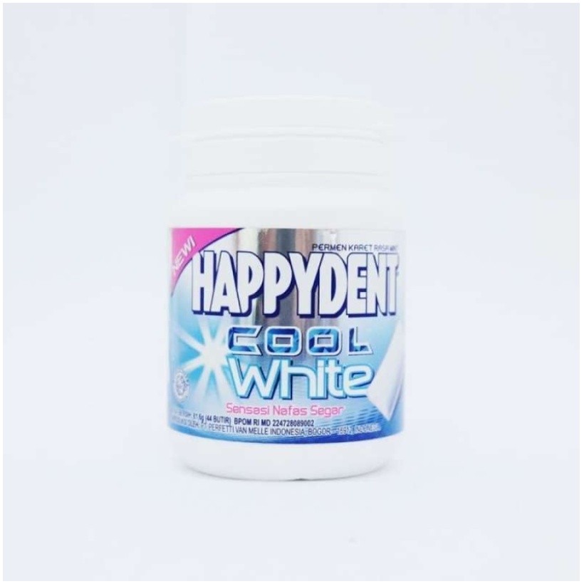 

Happydent Cool White Permen Karet 52,8 gram