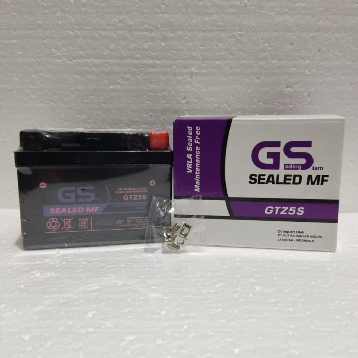 Aki Motor Honda Beat F1 CW ( GTZ5S GS ) Aki Kering MF
