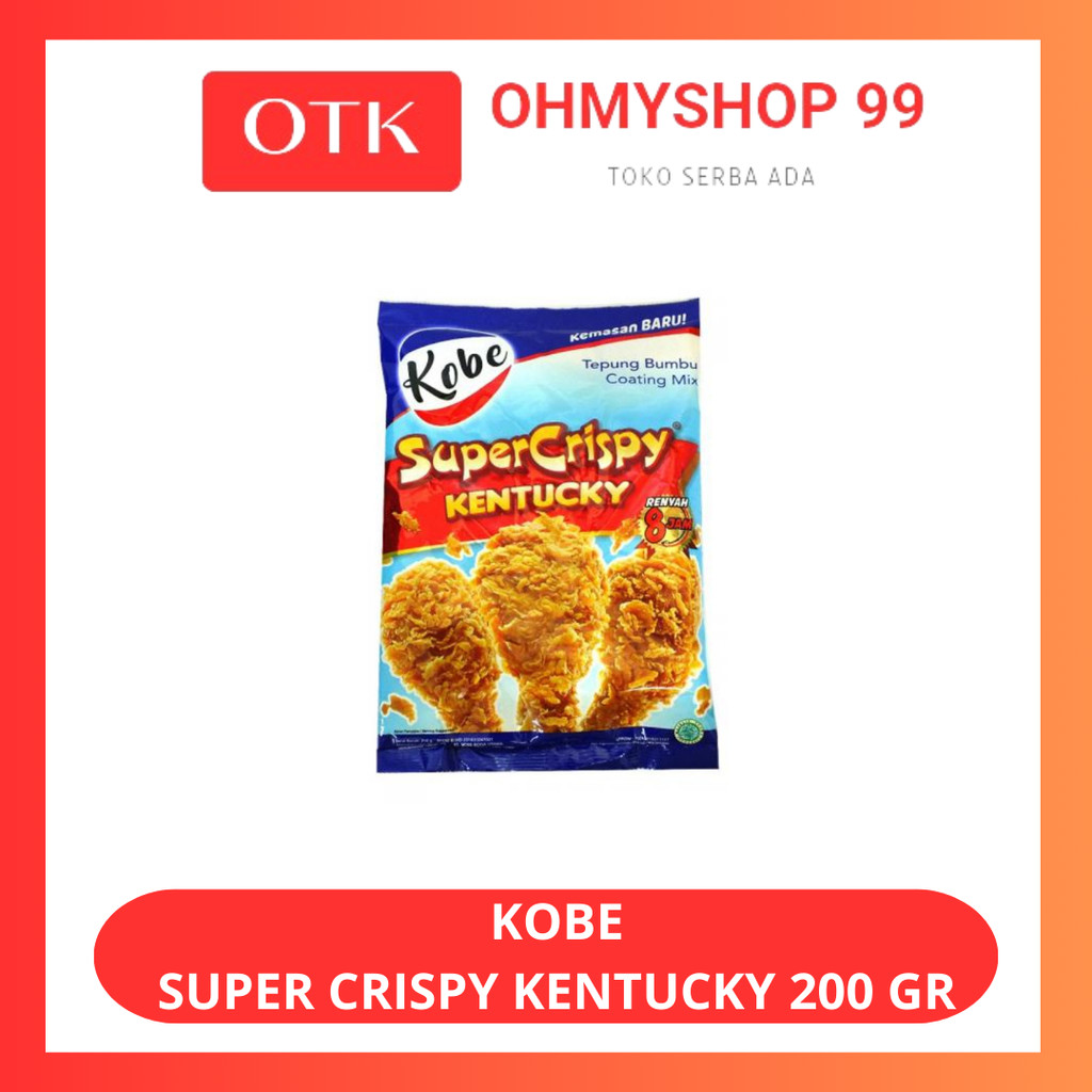 

Kobe Super Crispy Tepung Bumbu Kentucky 200gr