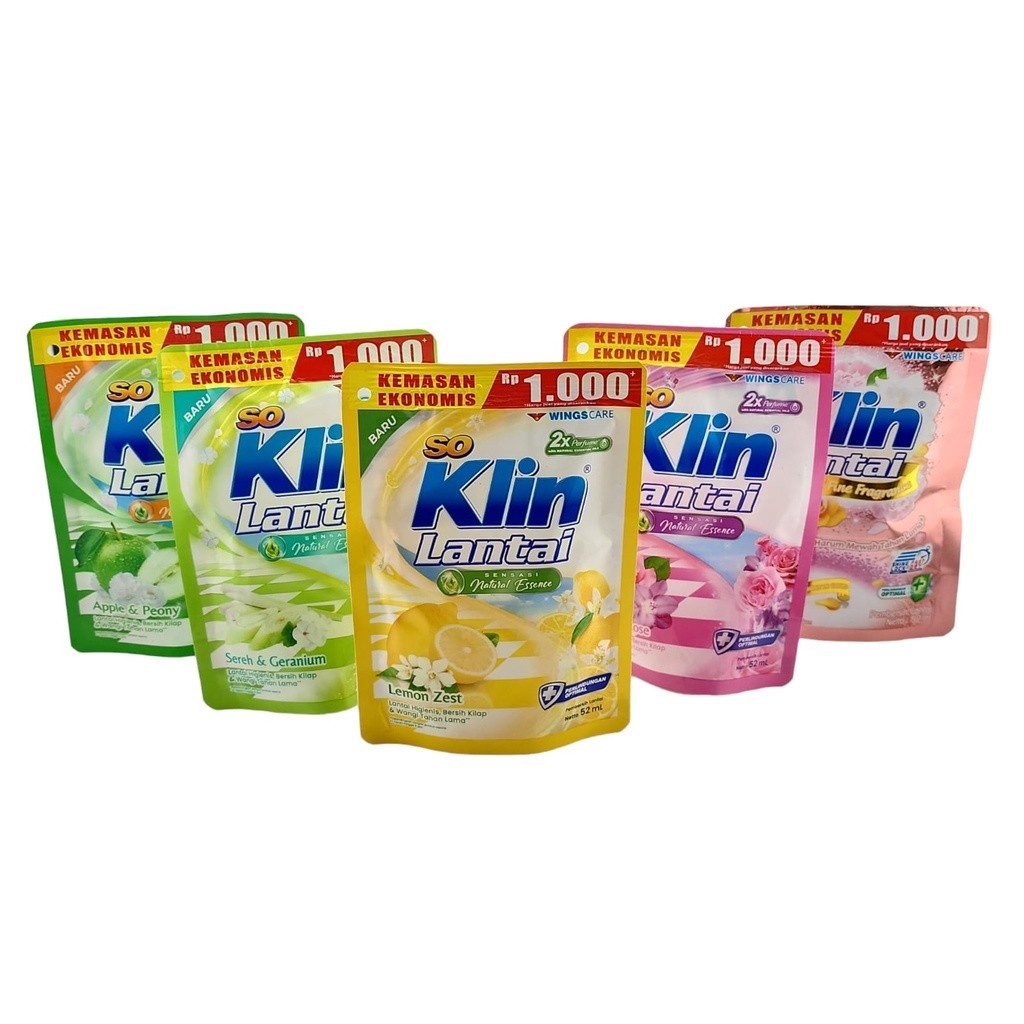 ️  ️ SO KLIN Pembersih Lantai | SoKlin Lantai 52 ML