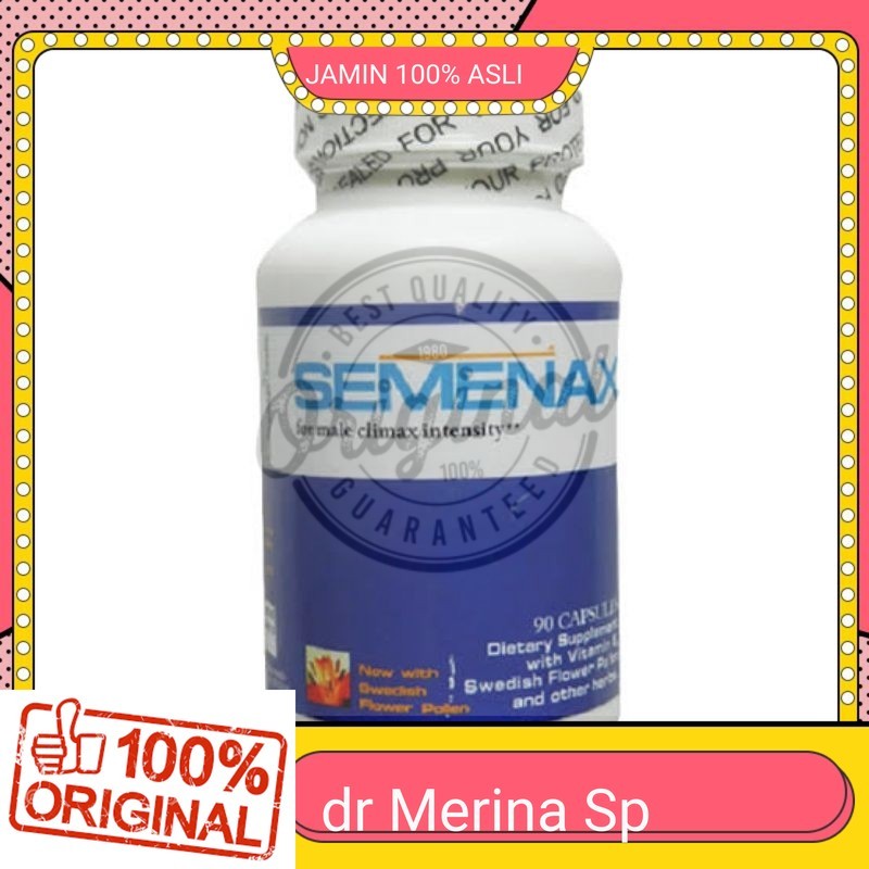 100% ASLI Semenax isi 90/120 kapsul 100% original aman berkhasiat dan berkualitas