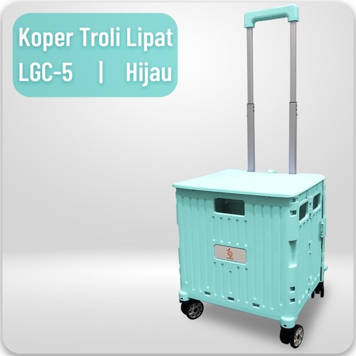 TROLI LIPAT TROLLEY PET STROLLER TROLI KOPER - LGC-5-HIJAU