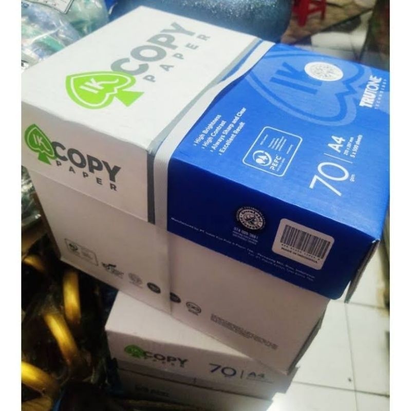 

(1 DUS ) KERTAS A4 70 GRAM & F4 70 GRAM COPY PAPER