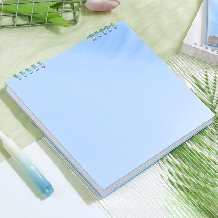 

Organizer Moerah~ Ready-Buku Catatan B5 Lipat Vertikal/Buku Catatan Daun Longgar B5/Buku Catatan Estetika Menulis Kampus Lucu/Buku Catatan Daun Longgar 360 Derajat/Buku Catatan/Kertas Kisi - Biru Langit ready, 60 lembar