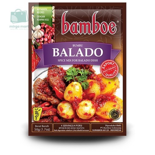 

Bumbu Bamboe Balado mirga mart
