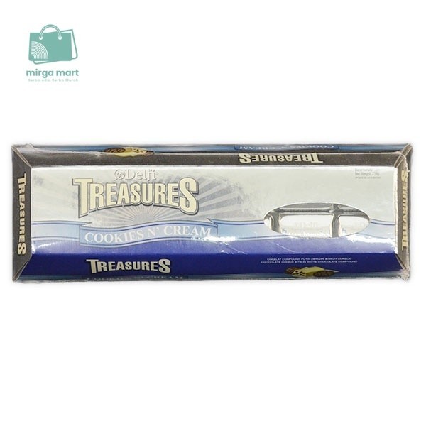 

DELFI TREASURES COOKIES & CREAM 216 GR - COKELAT mirga mart