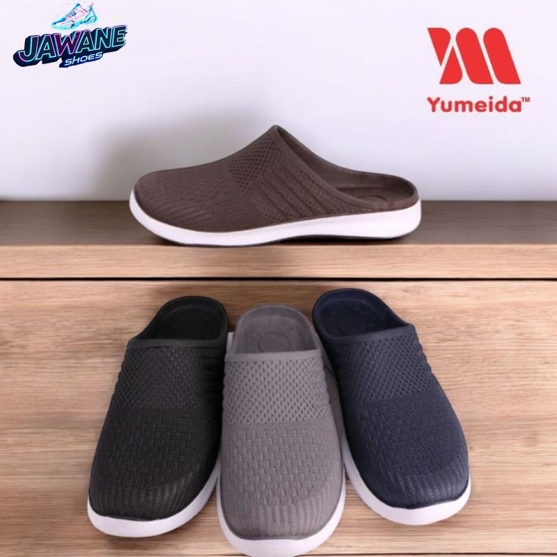 Yumeida Sandal Pria  - Slop Laki-Laki Karet - GT-9117 L