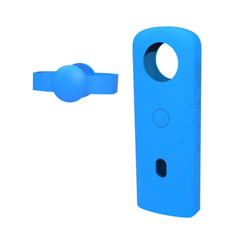 

Silicone Case With Lens Cover For Ricoh Theta SC2 360 Panoramic Camera Protective Sleeve Camera Accessories-A38R