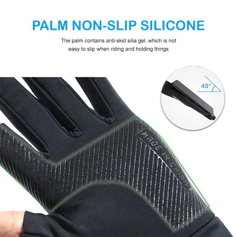 [COD] Sarung Tangan Sport Olahraga Sepeda Sarung Tangan Motor Anti UV Ice Silk Gloves Anti Slip Es S