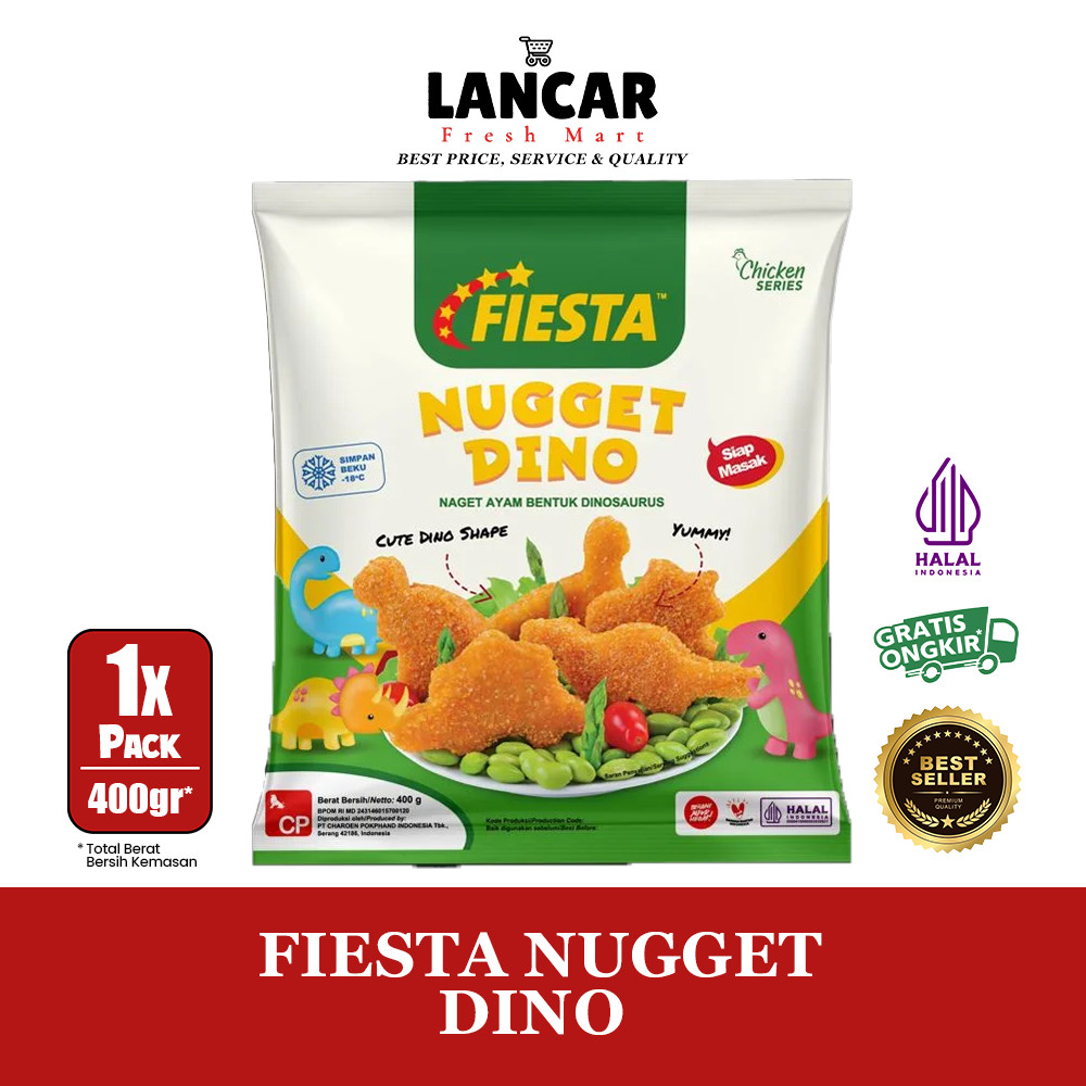 

FIESTA NUGGET DINO 400GR