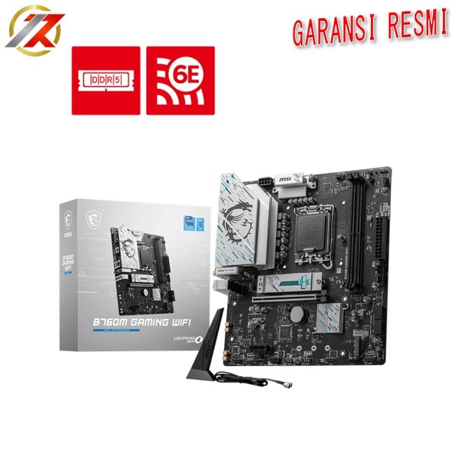 MSI B760M GAMING WIFI DDR5 m-ATX LGA 1700 (Intel LGA 1700, B760)