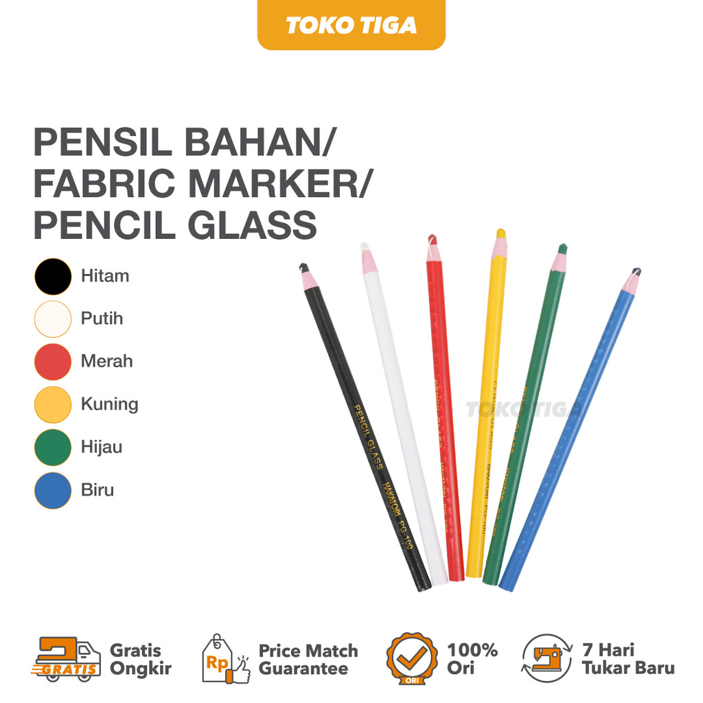

Pensil Bahan / Fabric Marker / Pencil Glass JOYKO