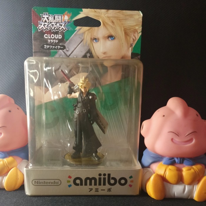 amiibo final fantasy vii 7 cloud advent children figure ORI p2 RARE