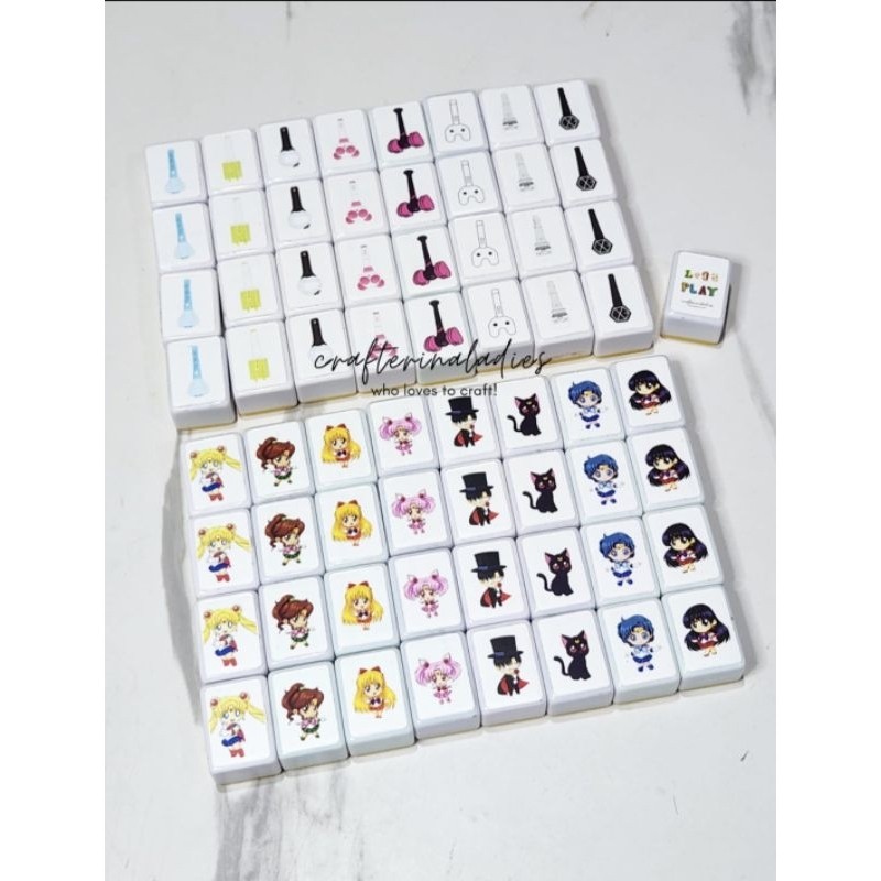 RINBAOW 65 pcs Seaside Escape Mahjong Game FREE TOTEBAG