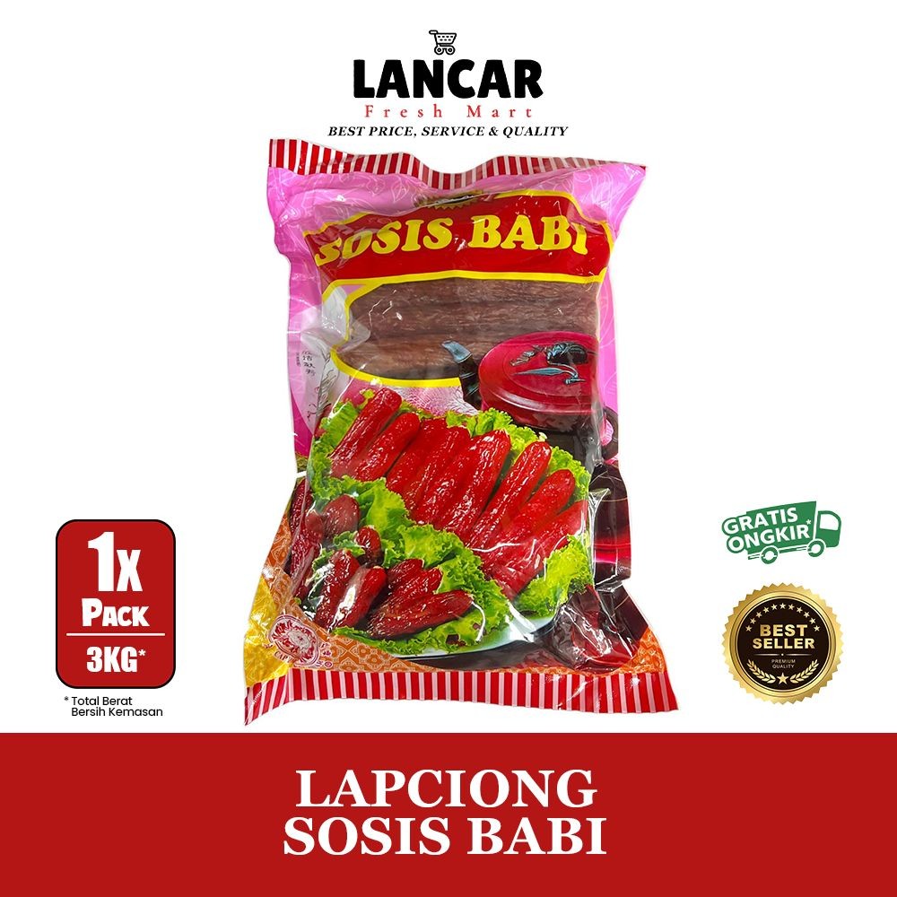 

LAPCIONG SOSIS BABI 3KG / LAPCIONG 3KG