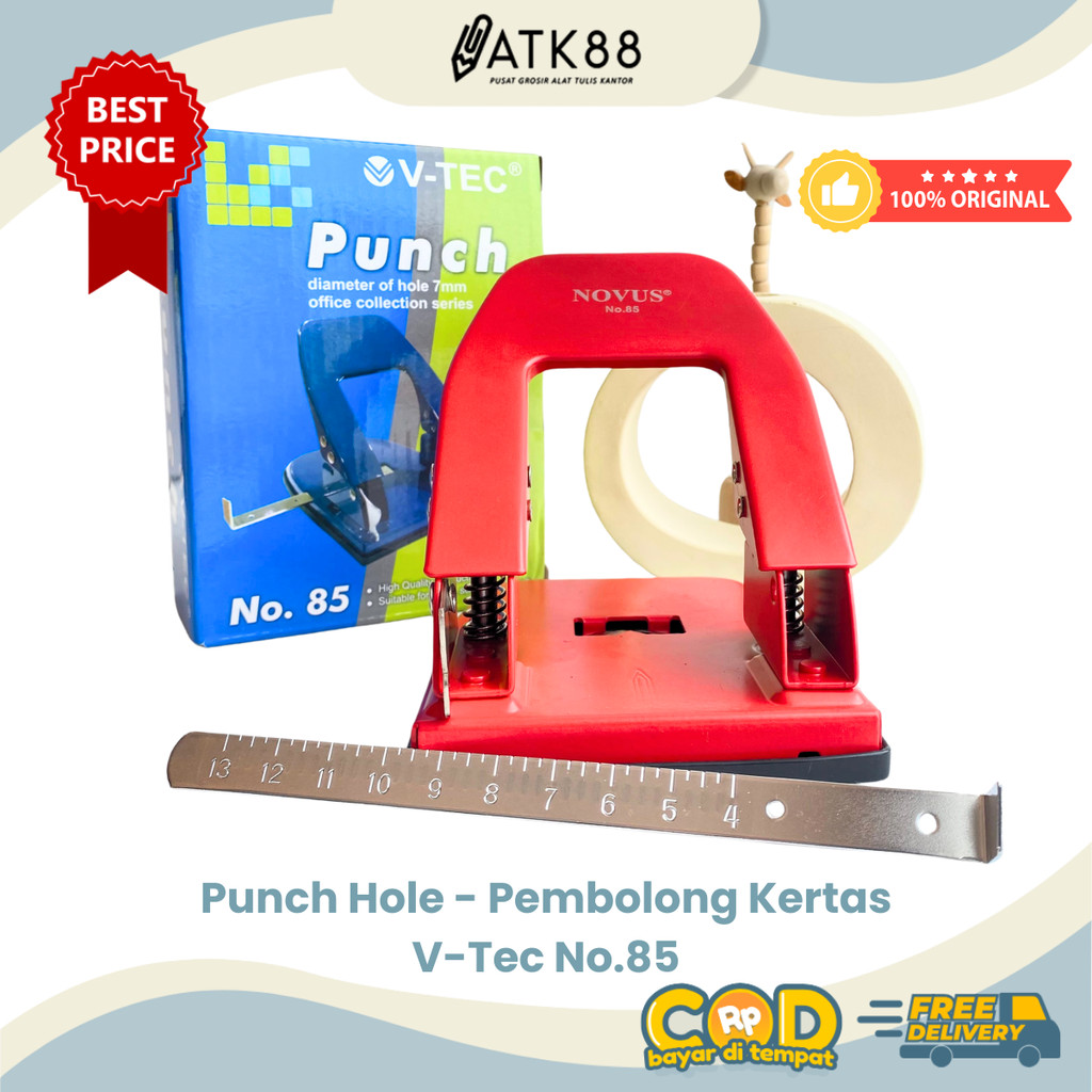 

[ATK88] Punch Hole - Pembolong Kertas V-Tec No. 85