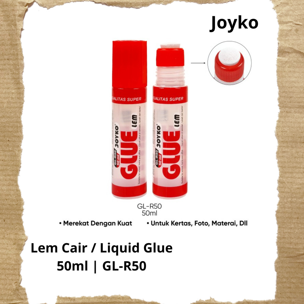 

Liquid Glue / Lem Cair Kertas Joyko 50ml - GL-R50