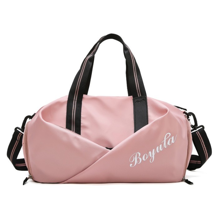 Tas Travel Tas Duffel Gym Olahraga Duffle Tas Sepatu Olahraga Yoga - Pink