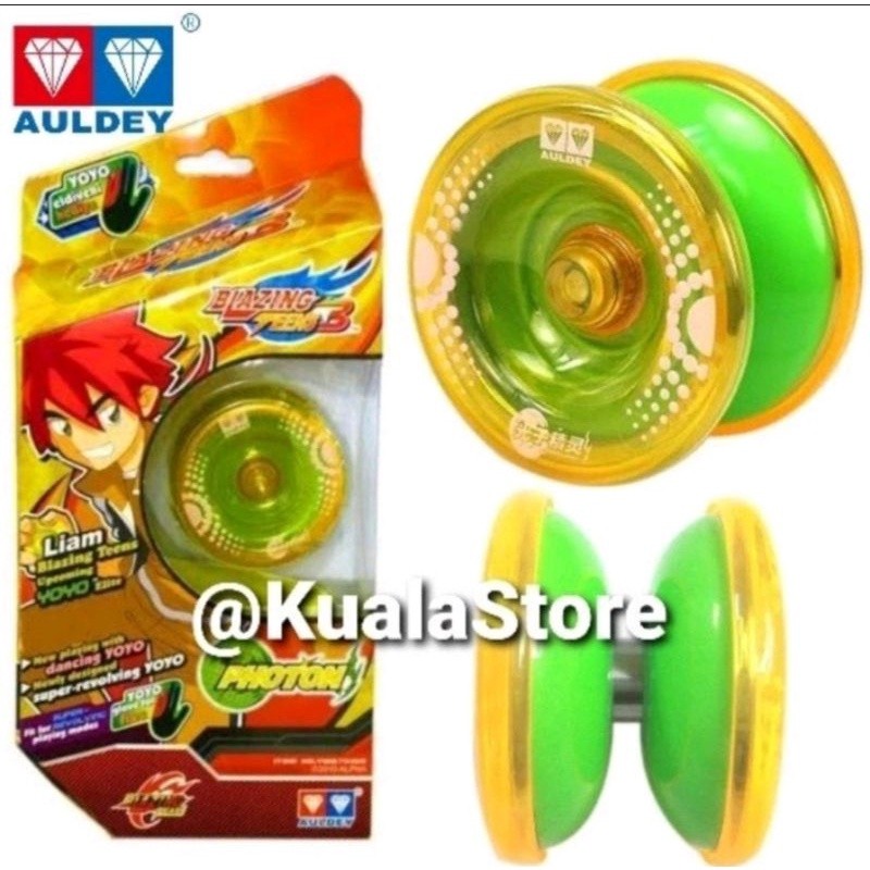 YOYO AULDEY ORIGINAL BLAZING TEENS PHOTON PROFESIONAL METAL CONTEST HQ + BONUS SARUNG TANGAN YOYO PR