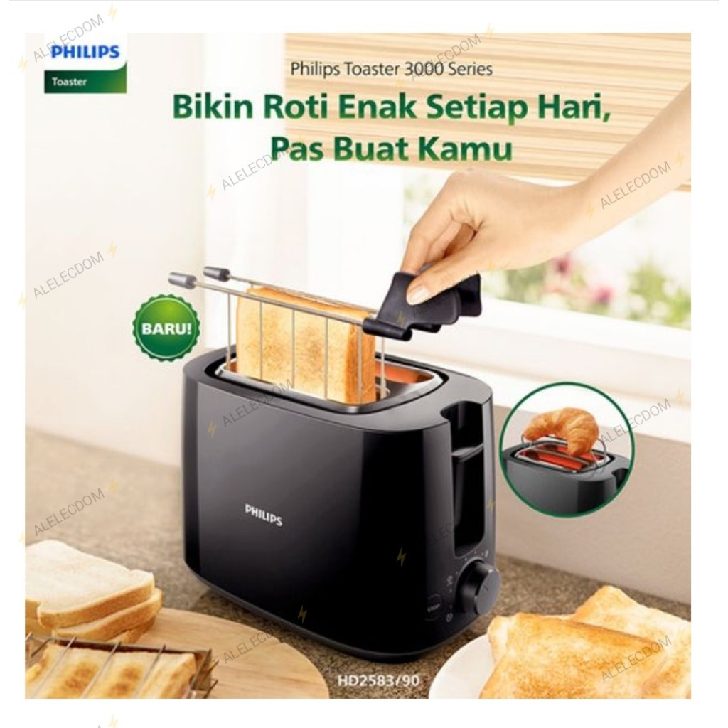 Philips Toaster HD 2583/ pop up toaster Philips HD2583 / Pemanggang Roti Philips