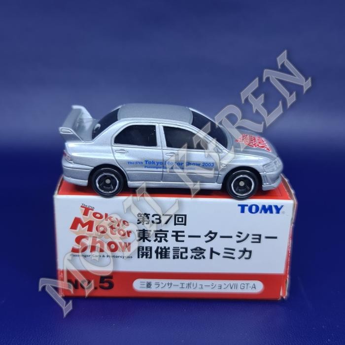 Pee99 Diecast Tomica Limited edition Tokyo Motor Show 2003 Mitsubishi Lancer EVO VII silver