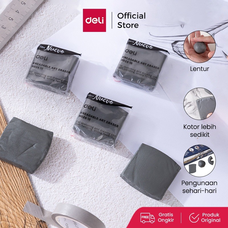 

Diskon Deli School Eraser / Penghapus Bersih Bisa Dibentuk Sesuai Keinginan EH02610