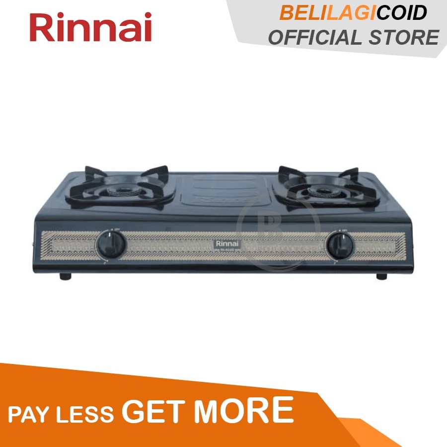 (cod) Rinnai Kompor Gas 2 Tungku RI 522 S / Kompor Rinnai 2 Tungku RI-522S / Kompor Gas Rinnai ORIGI