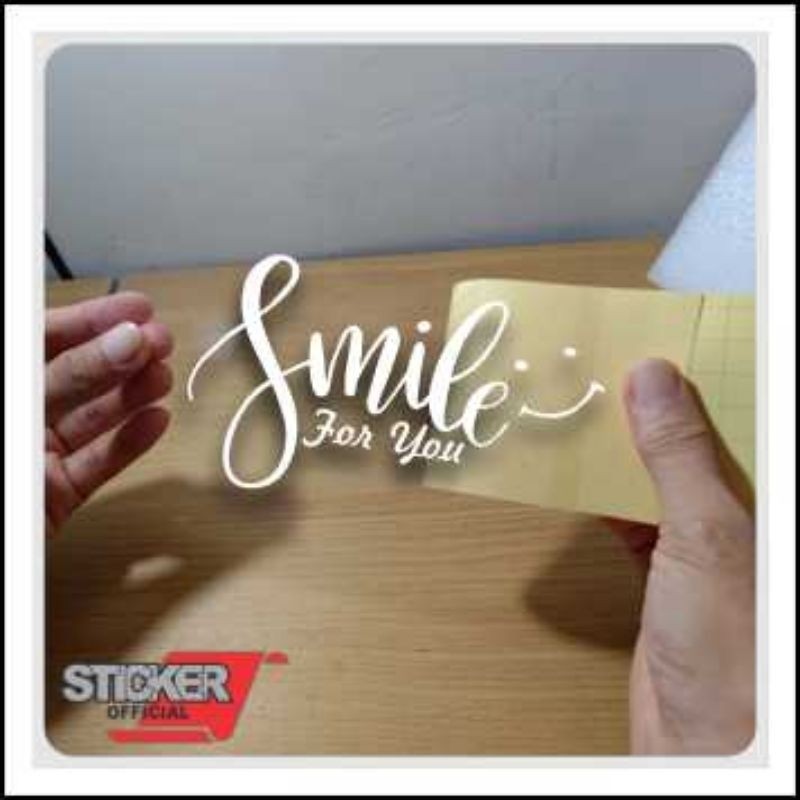 

Stiker Smile For Yu, Senyum Untukmu, Cutting Stiker Nyala Timbul
