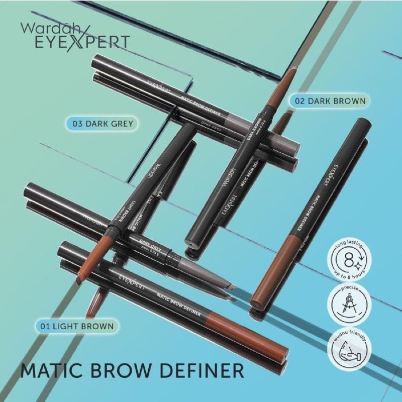 Wardah Eyexpert Brow Definer / Pensil Alis Matic | Pensil Alis Wardah
