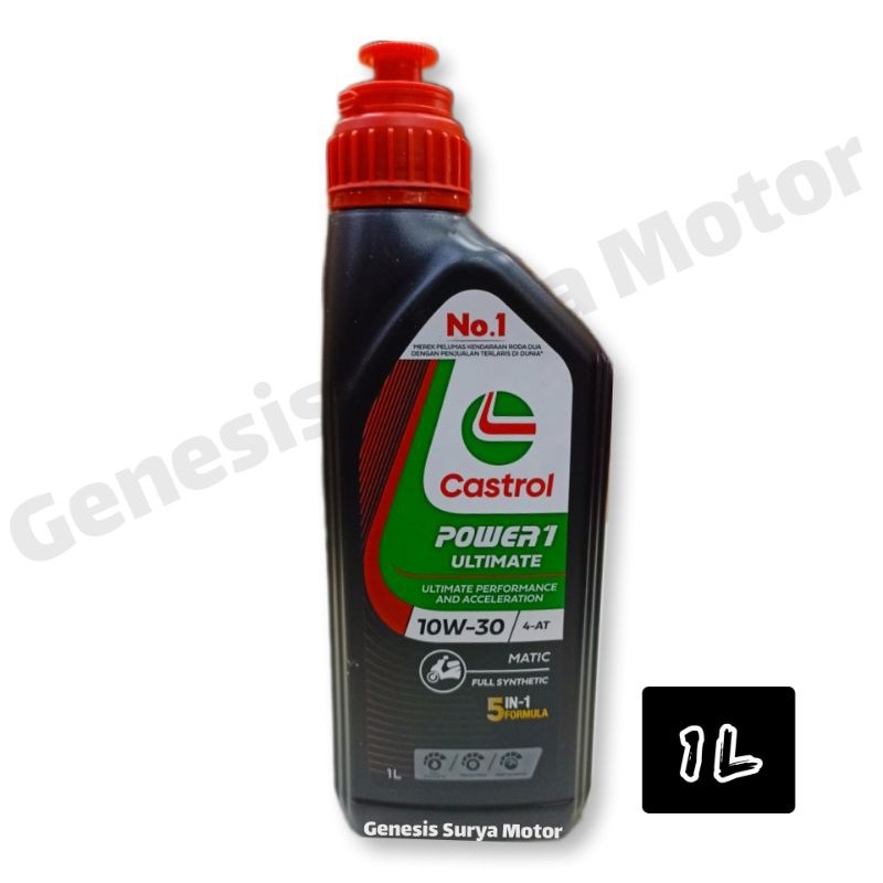 Oli Castrol Power 1 Ultimate Matic 10W30 Api SP 1 Liter Nmax,Aerox,Lexi Terlaris