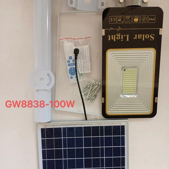 LAMPU JALAN PJU LED SOLAR CELL 100W & 200W -LAMPU PJU LED SOLAR PANEL - 200WATT