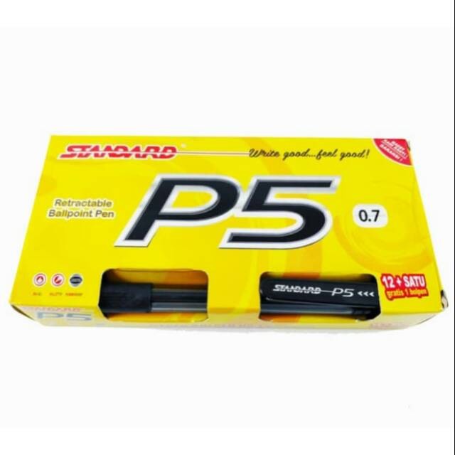 

STANDARD P5 PEN GEL 0.7MM (1PAK/12PCS)