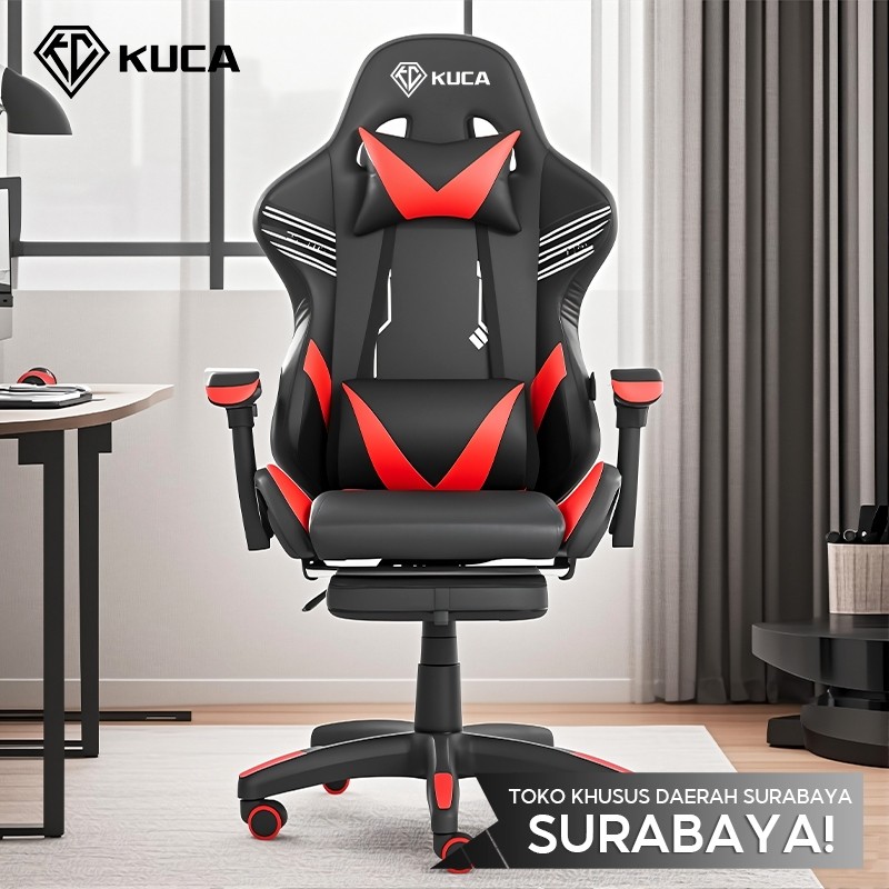 [Pengiriman dari Surabaya] KUCA Kursi Gaming Murah /Kursi Kantor/Kursi Gamers / Gaming Chair / Kursi