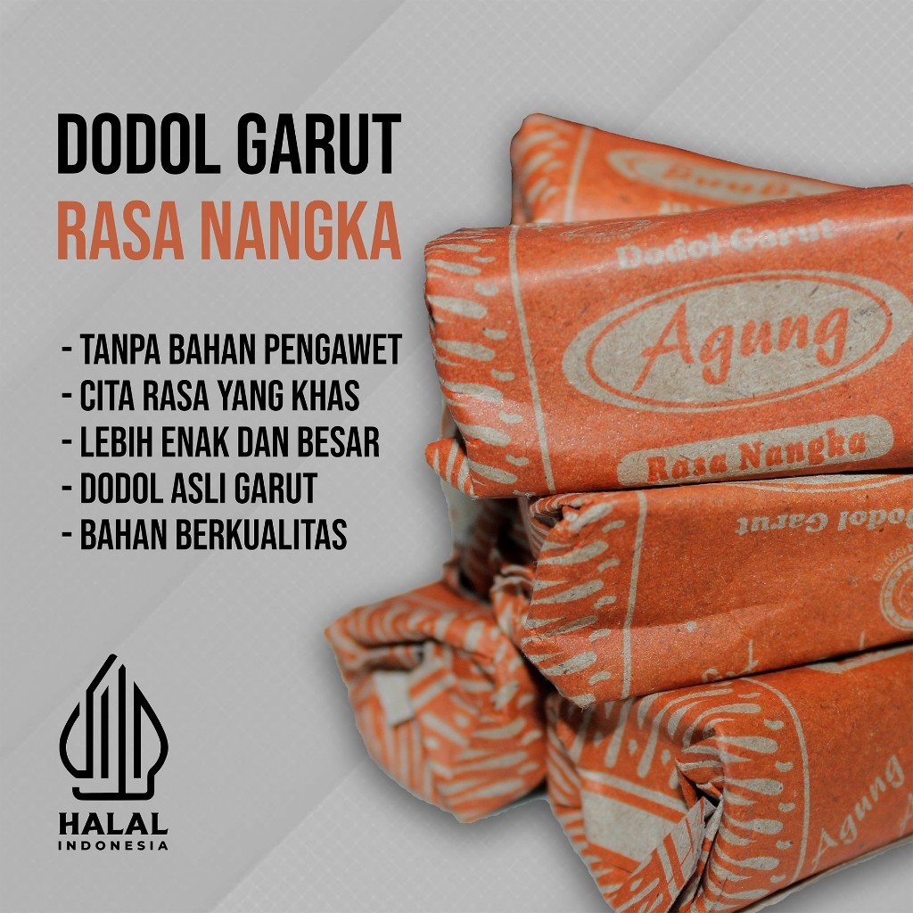 

Dodol Garut Varian Rasa Nangka - Dodol Agung makanan khas Garut 250gr - 1kg