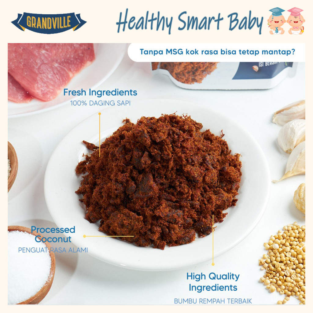 

JAMIN MURAH !!!Grandville Abon Crunchy | Abon Grandvilee(BISA LANGSUNG ORDER)