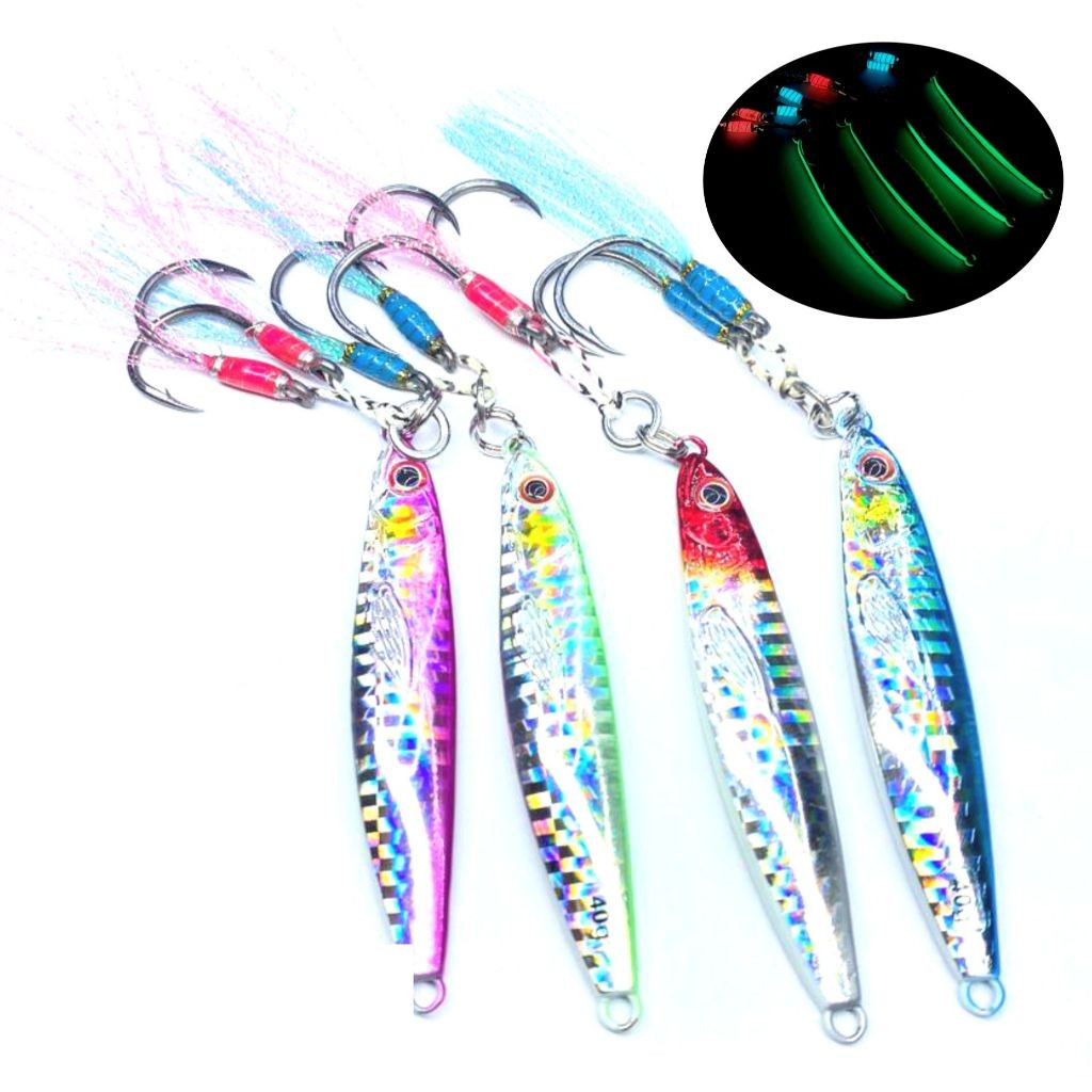 Umpan Metal Jig Jigging Castjig Tenggiri Tuna GT 40 gram