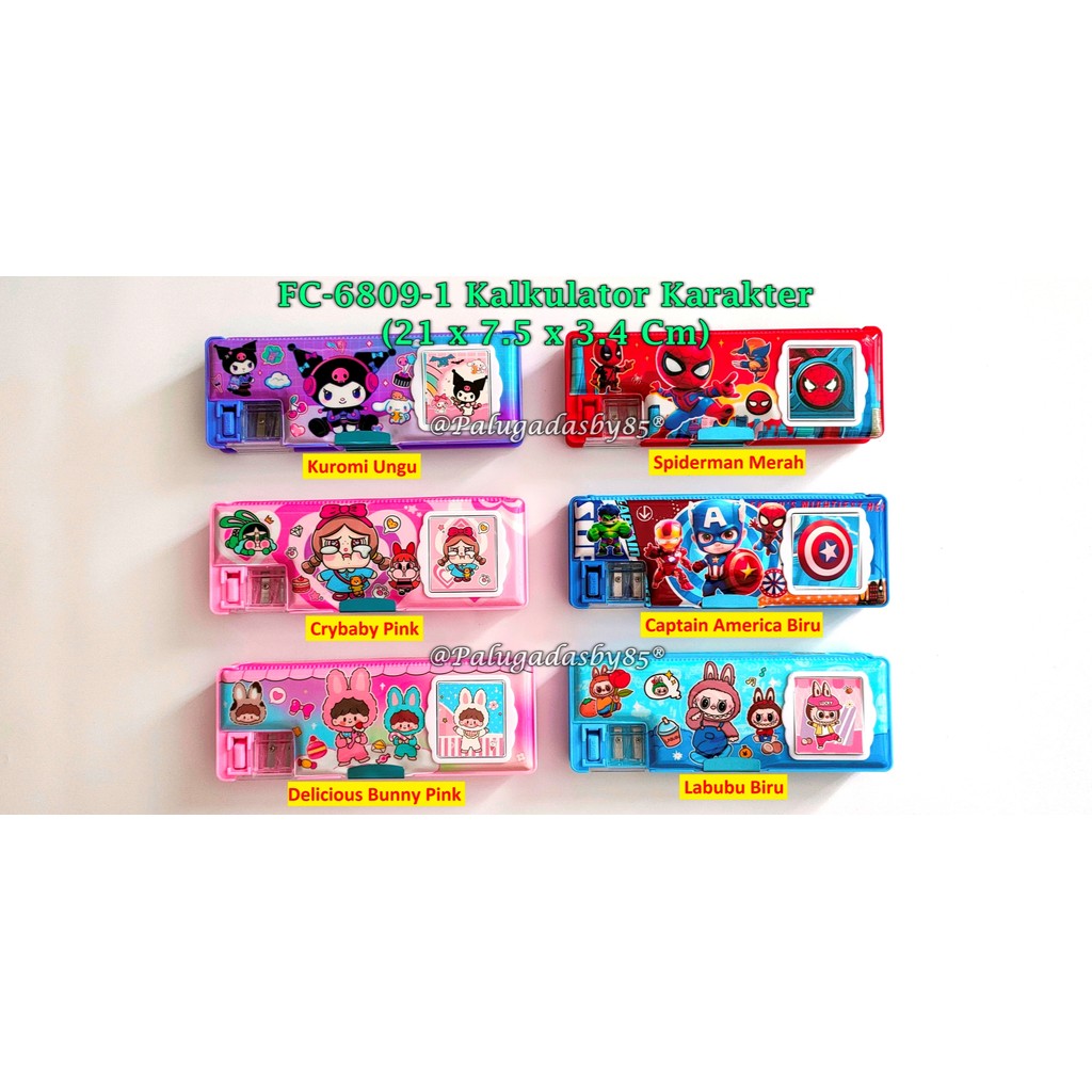 

(1 Biji) Kotak Pensil Magnet Kalkulator 21 x 7.5 x 3.4 Cm / Kotak Pensil Magnet GXIMP FC-6809-1