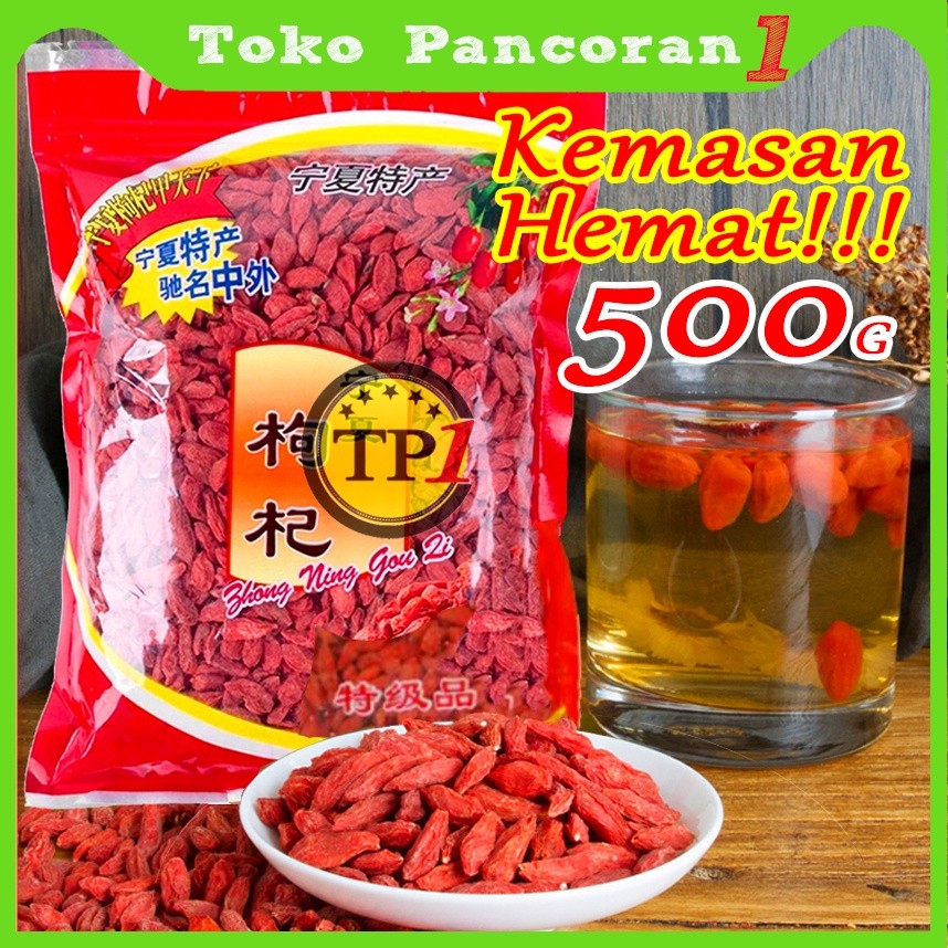 

Termurah promo 500gr!!! /Goji Berry / Ki Chi /Kiche Kie Che/ Wolfberries /Goji Berry Premium Quality