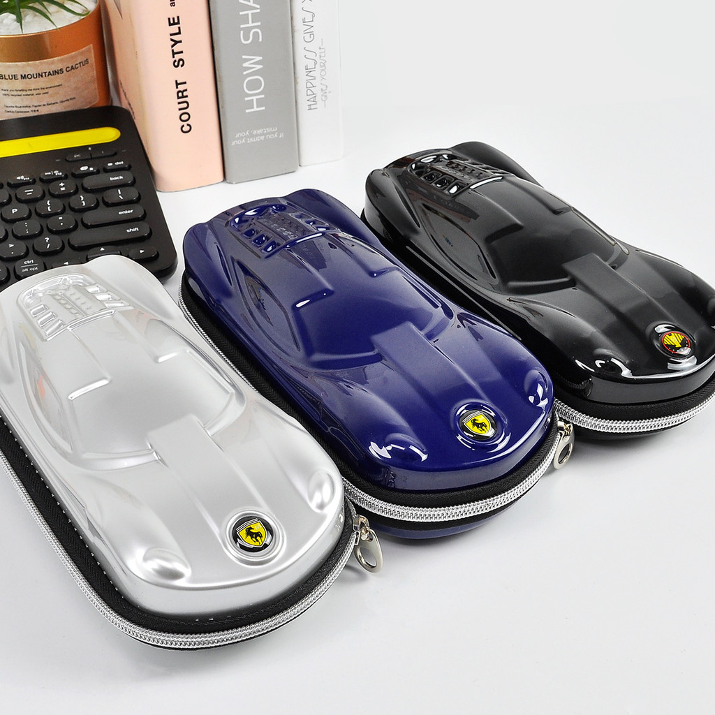 

Cool school pencil case for boys and girls, cartoon car pencil case, 3D EVA pencil case for kids, the best gift for your kids