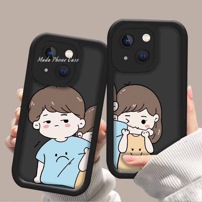 iPhone Casing Hp Cute Couple Case iPhone 11 12 13 14 15 PRO MAX XR XS X MAX 6 6S 7 8 15 PLUS SE2020 