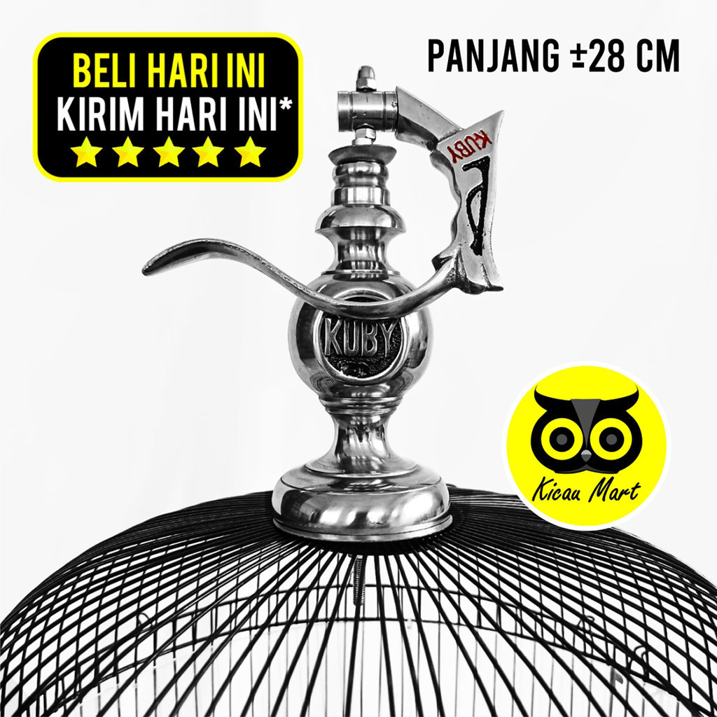 KICAU MART Gantungan Kuby Batman Sangkar Burung Lovebird Pleci Lipat Kuby Batman Betmen Plus Pion Fu