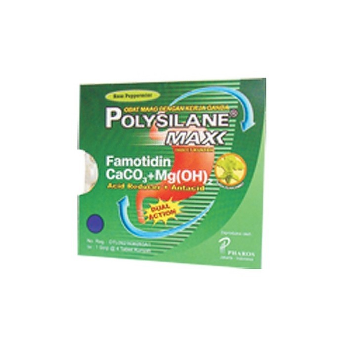 POLYSILANE MAX (MINT)/FAMOTIDINE/MAAG/GASTRITIS/ASAM LAMBUNG