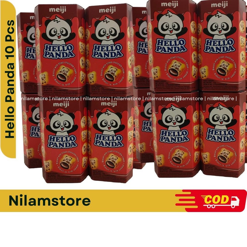 

1 Box Hello Panda isi 10 Pxs - Hello Panda Coklat 10 pcs