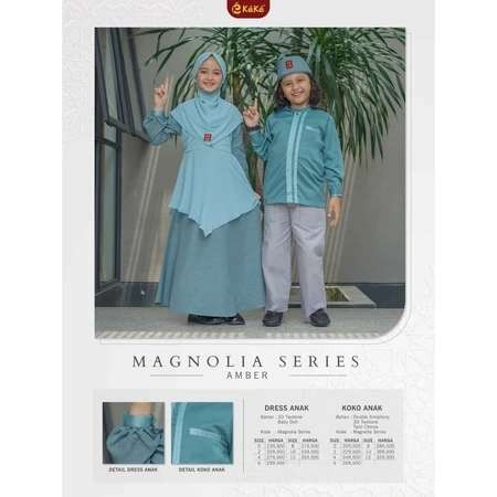 KEKE GAMIS ANAK GAK SR MAGNOLIA SERIES AMBER
