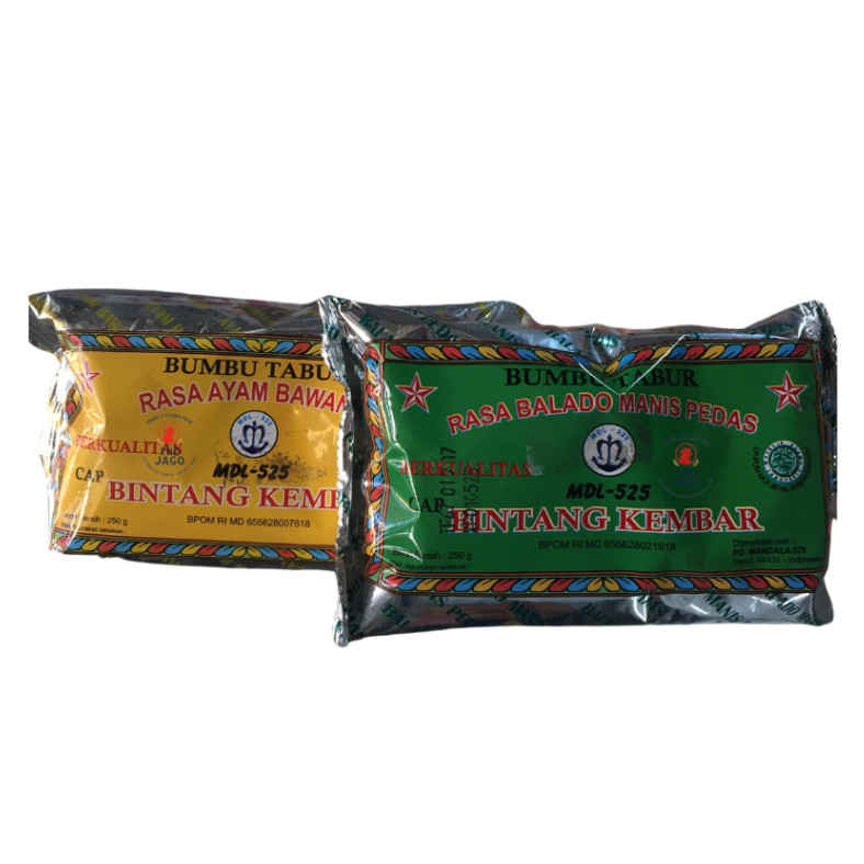 

Bumbu Tabur Bintang Kembar MDL 250gr