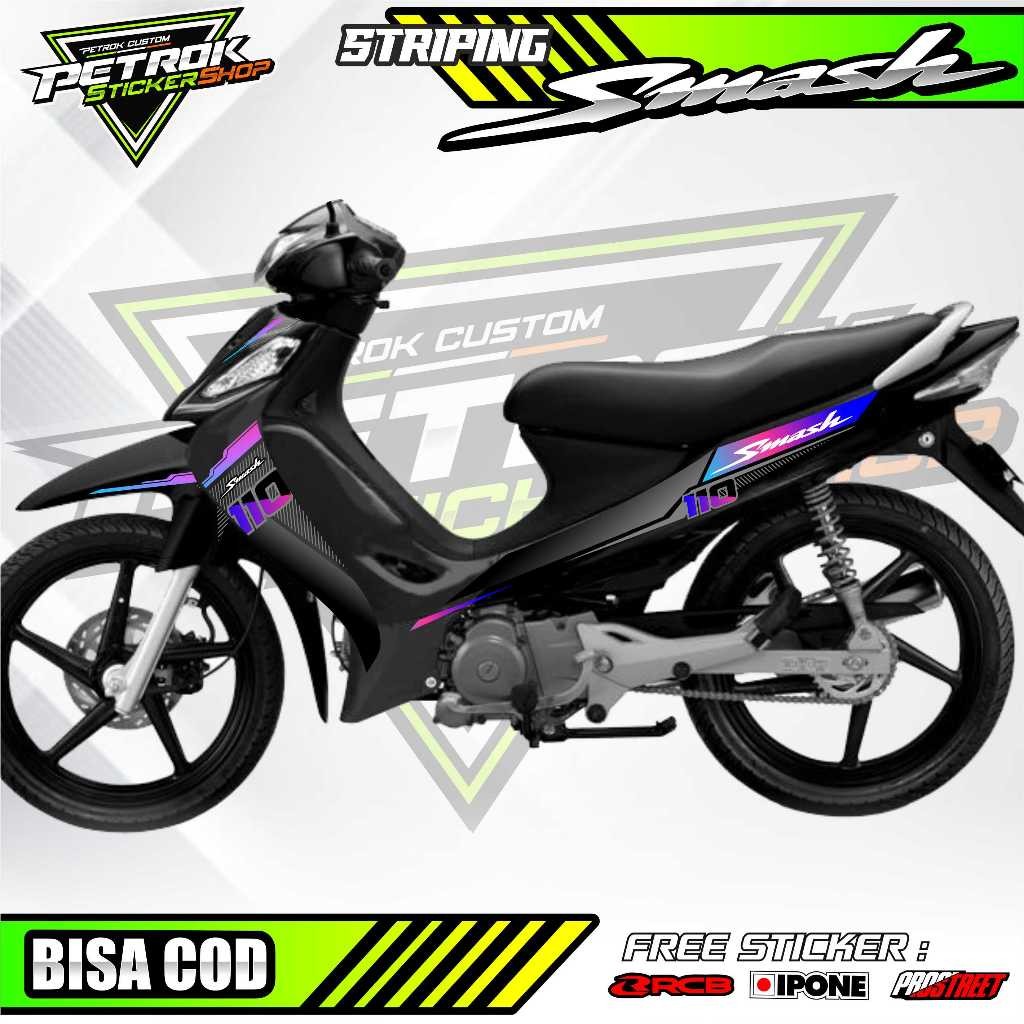 STRIPING VARIASI MOTOR SMASH / STICKER LIST VARIASI SUZUKI SMASH
