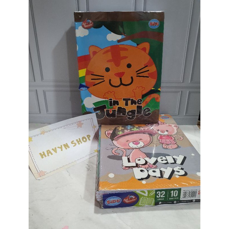 

(10pc) Buku Tulis Sinar Dunia SIDU isi 32 lembarrr/buku tulis RB9