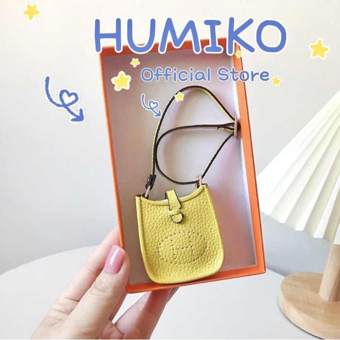 HUMIKO® Mini Picotin Bag charm Accessories Tas Wa - Yellow Evelyne