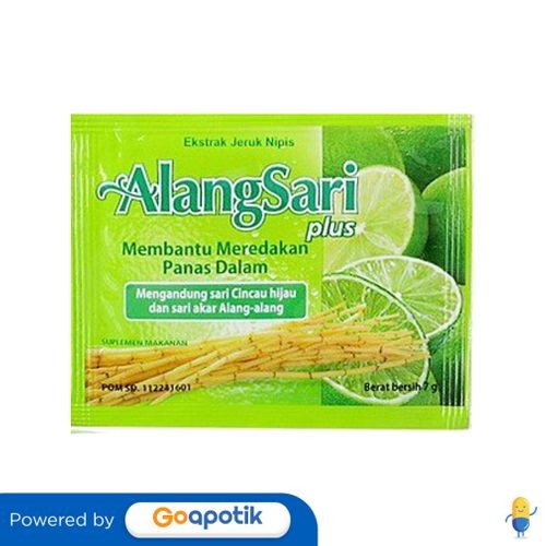 

Alang Sari Plus Jeruk Nipis 7 Gram Sachet