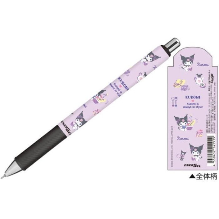 

[New]PROMO Pentel EnerGel Snoopy Moomin Sanrio 0.5mm Gel Ink Pen Limited Edition - Kuromi